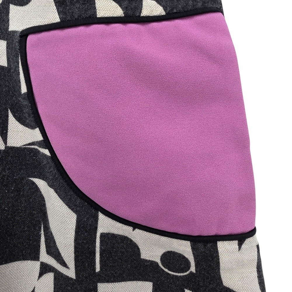 Roksanda Blossom Girls 6 Abstract Geometric‎ Linen Blend Dress - Picture 2 of 15